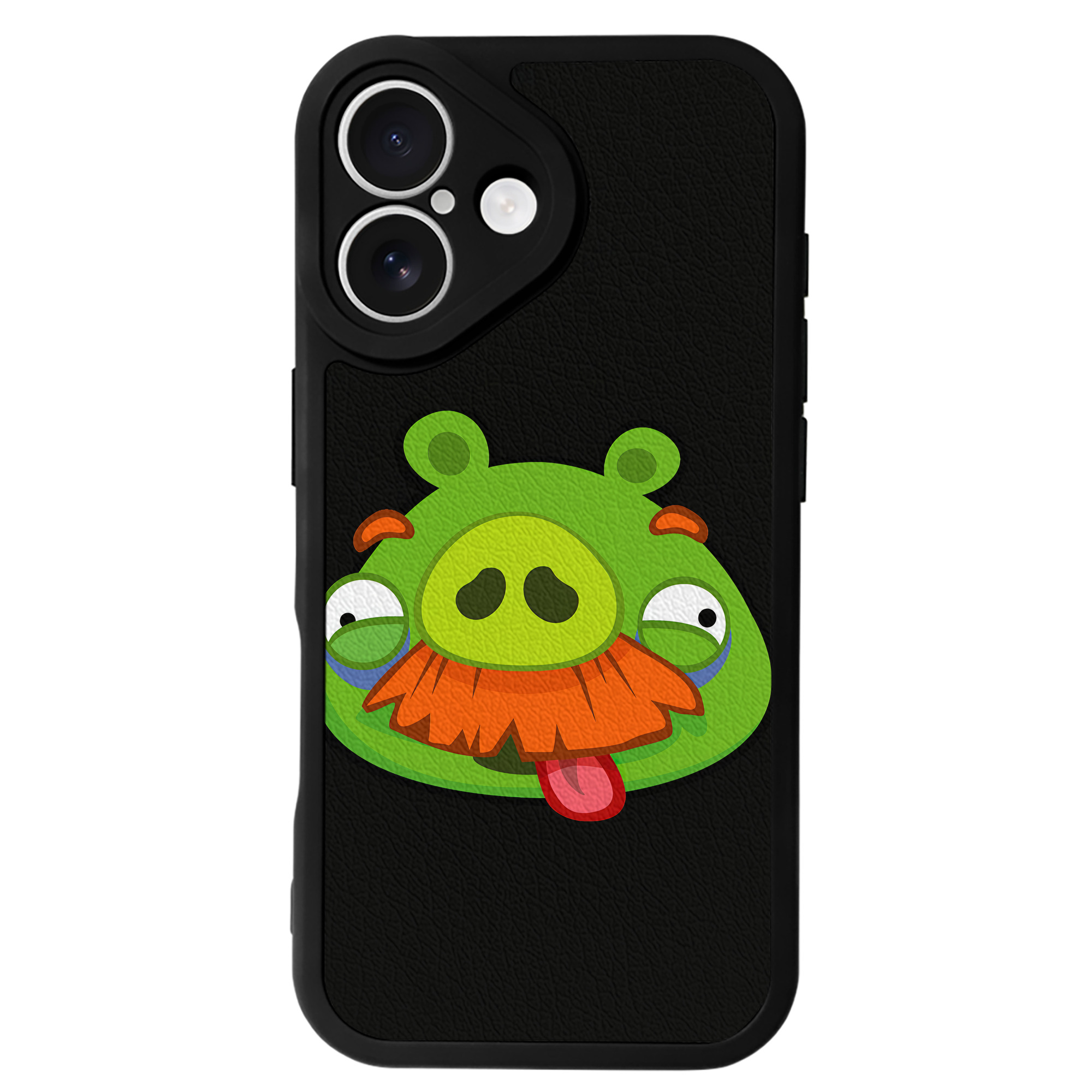 （画像用） Angry Birds アングリーバード 【iPhone 16シリーズ対応】シリコンスマホケース（レザー調） 材質：シリコン